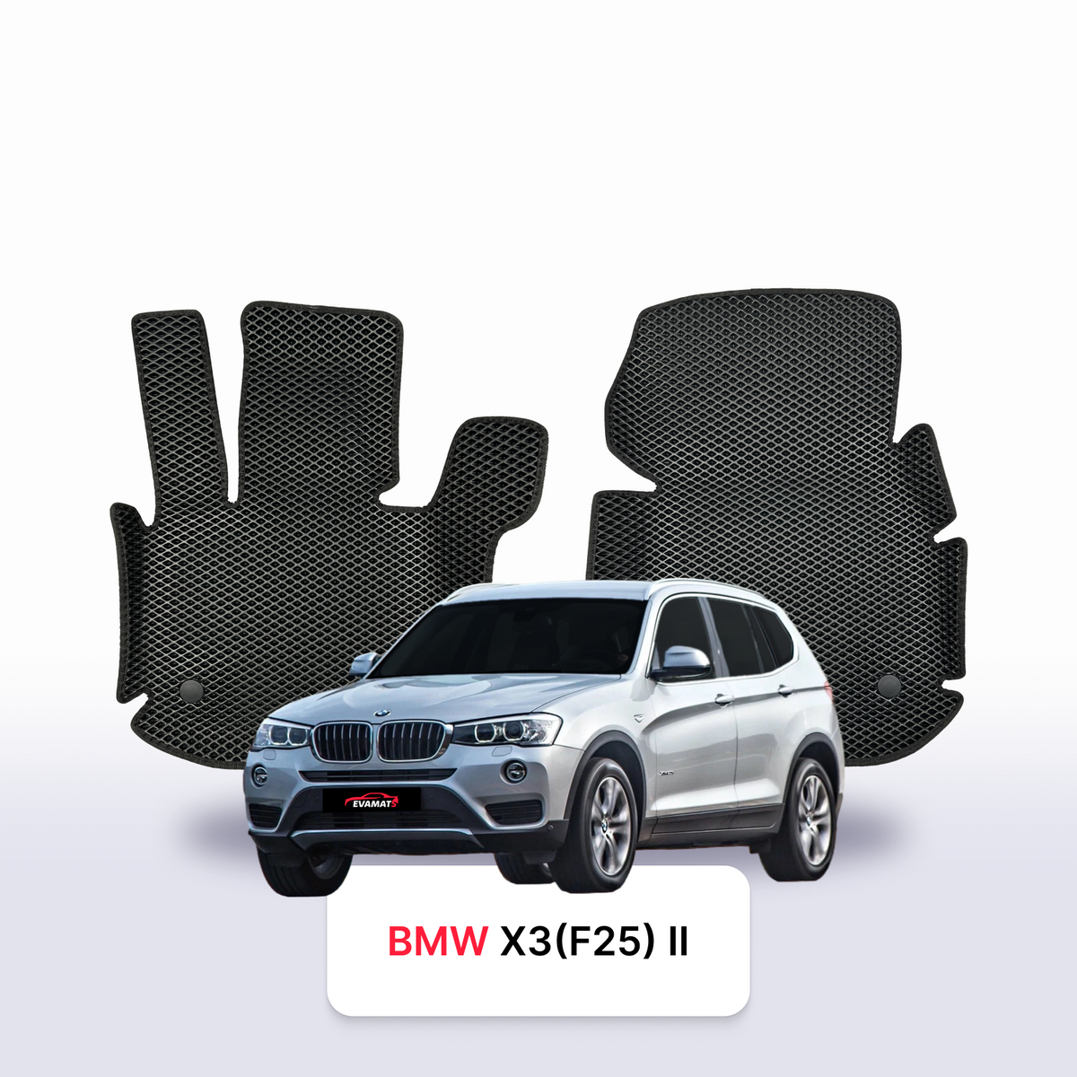 Tappetini 3D EVA per BMW X3(F25) 2 gen 2010-2017 anni SUV