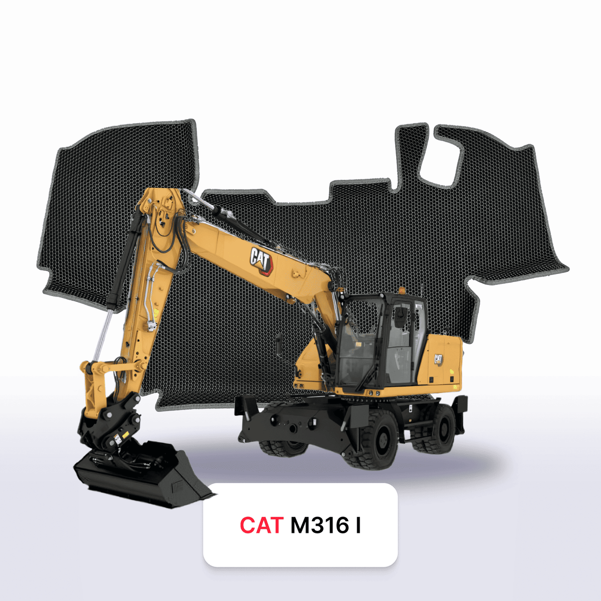 Tappetini 3D EVA per CAT M316 1 gen 2020-2028 anni ESCAVATORE