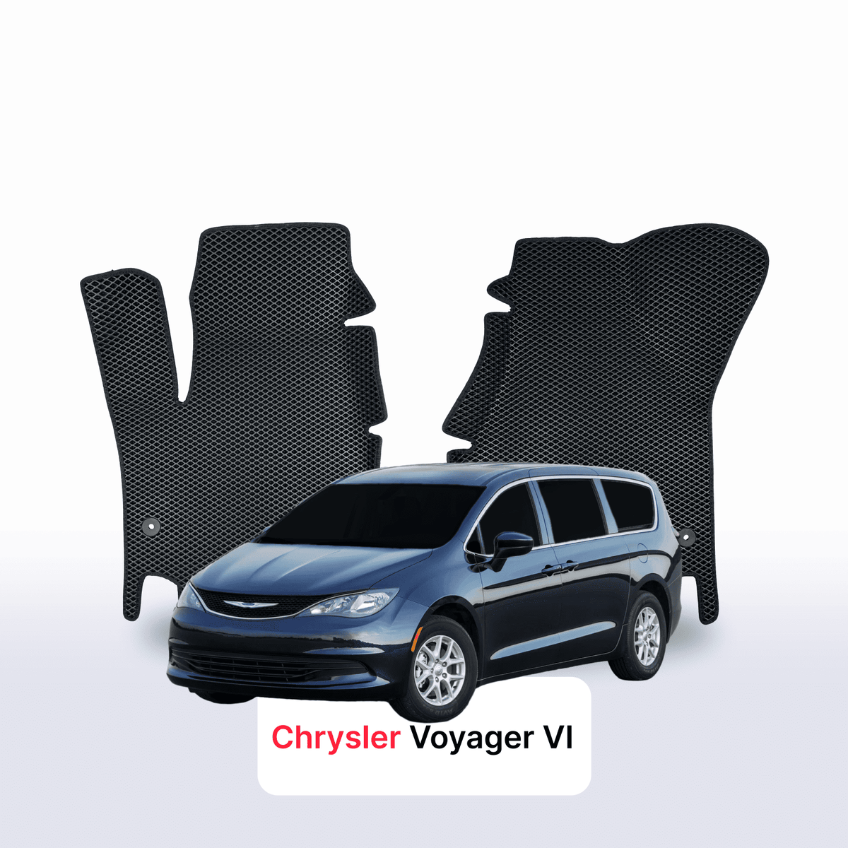 Tappetini 3D EVA per Chrysler Voyager 6 gen 2019-2028 anni MONOVOLUME
