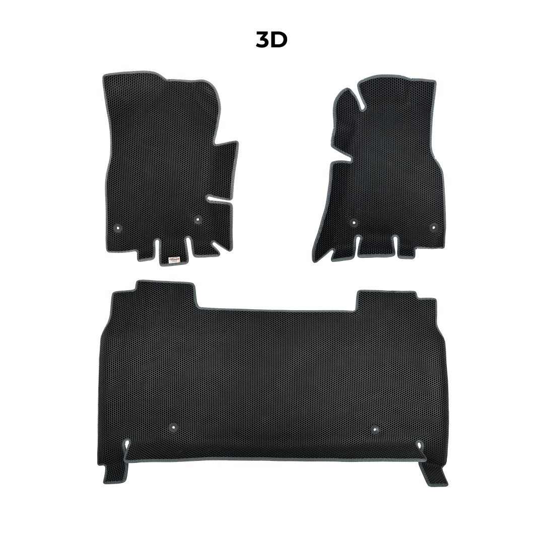Tappetini 3D EVA per Dodge RAM pre-restyling 5 gen 2018-2024 anni PICK-UP DOPPIA CABINA