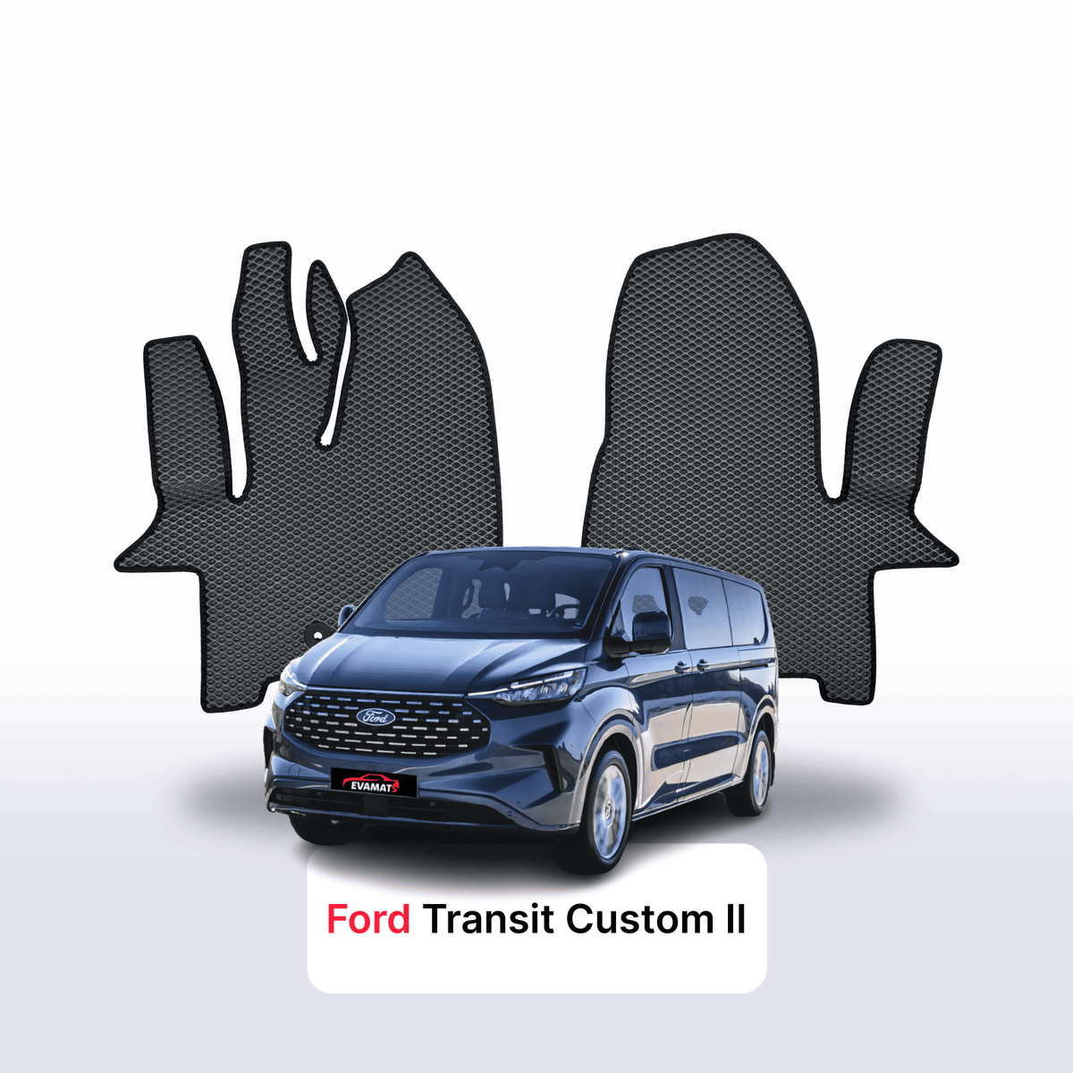 Tappetini 3D EVA per Ford Transit Custom 2 gen 2023-2028 anni MINIBUS