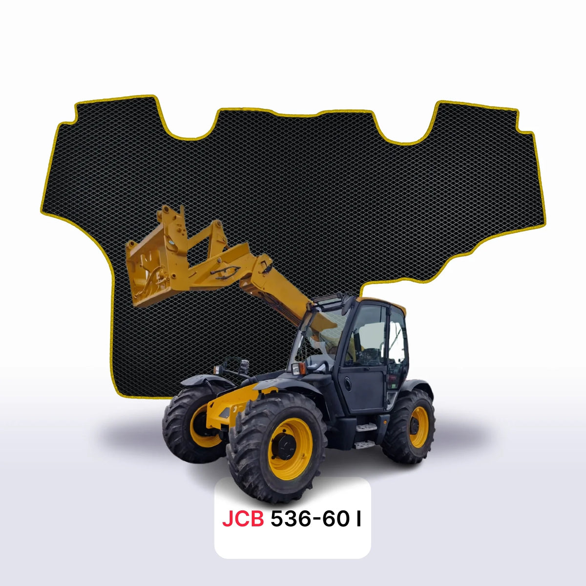 Tappetini 3D EVA per JCB 536-60 1 gen 2019-2024 anni SOLLEVATORE TELESCOPICO