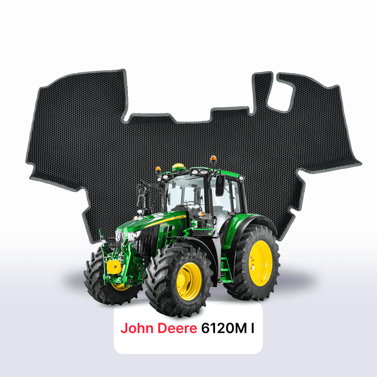 Tappetini 3D EVA per John Deere 6120M 1 gen 2023-2028 anni TRATTORE