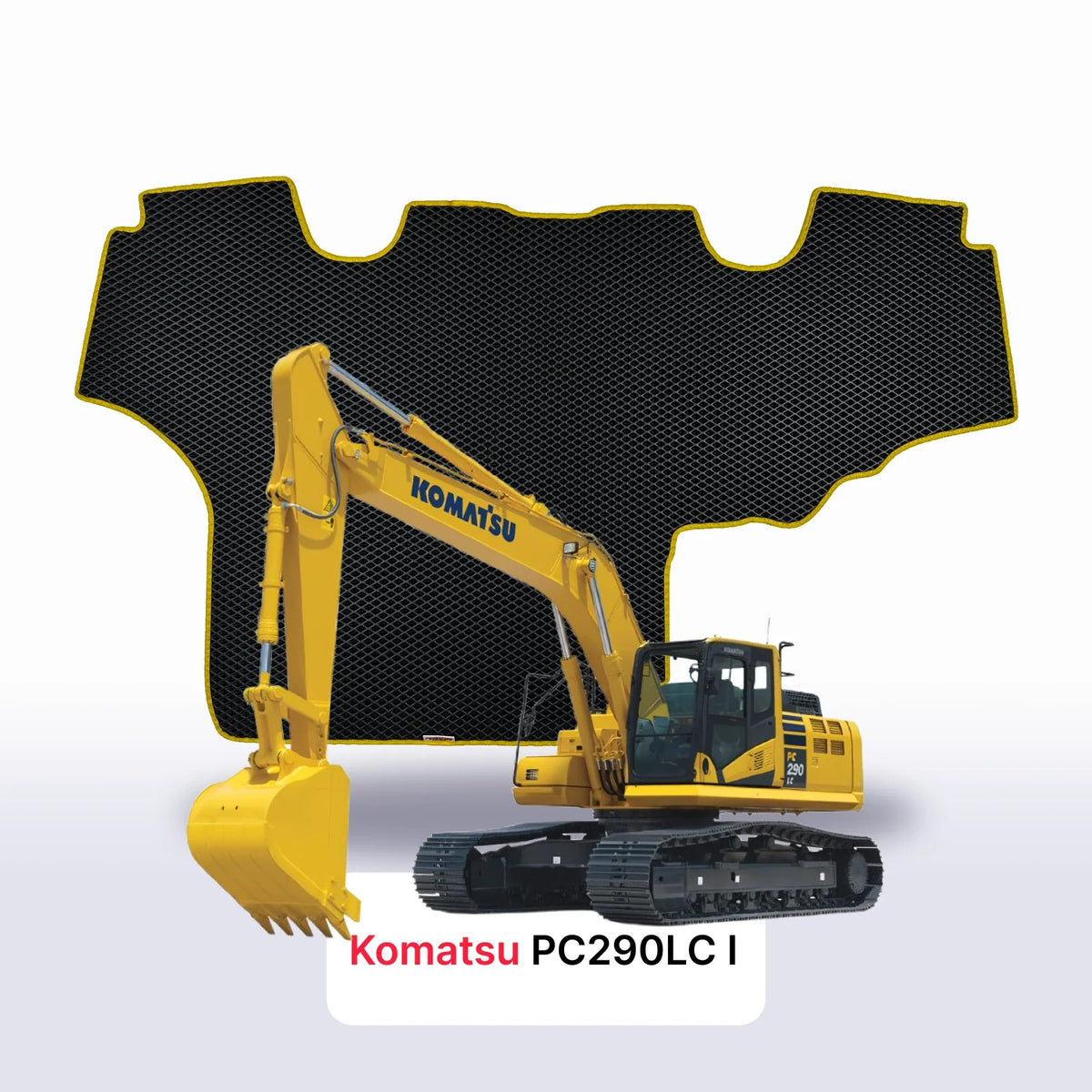 Tappetini 3D EVA per Komatsu PC290LC 1 gen 2021-2027 anni ESCAVATORE