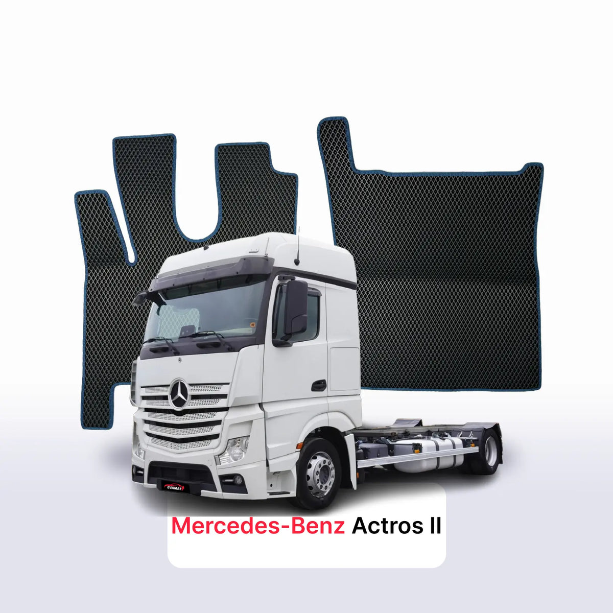 Tappetini 3D EVA per Mercedes-Benz Actros 2 gen 2008-2020 anni CAMION