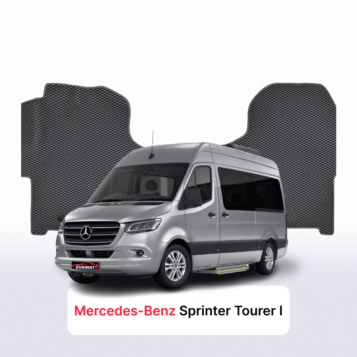 Tappetini 3D EVA per Mercedes-Benz Sprinter Tourer 1 gen 2018-2025 anni MINIBUS