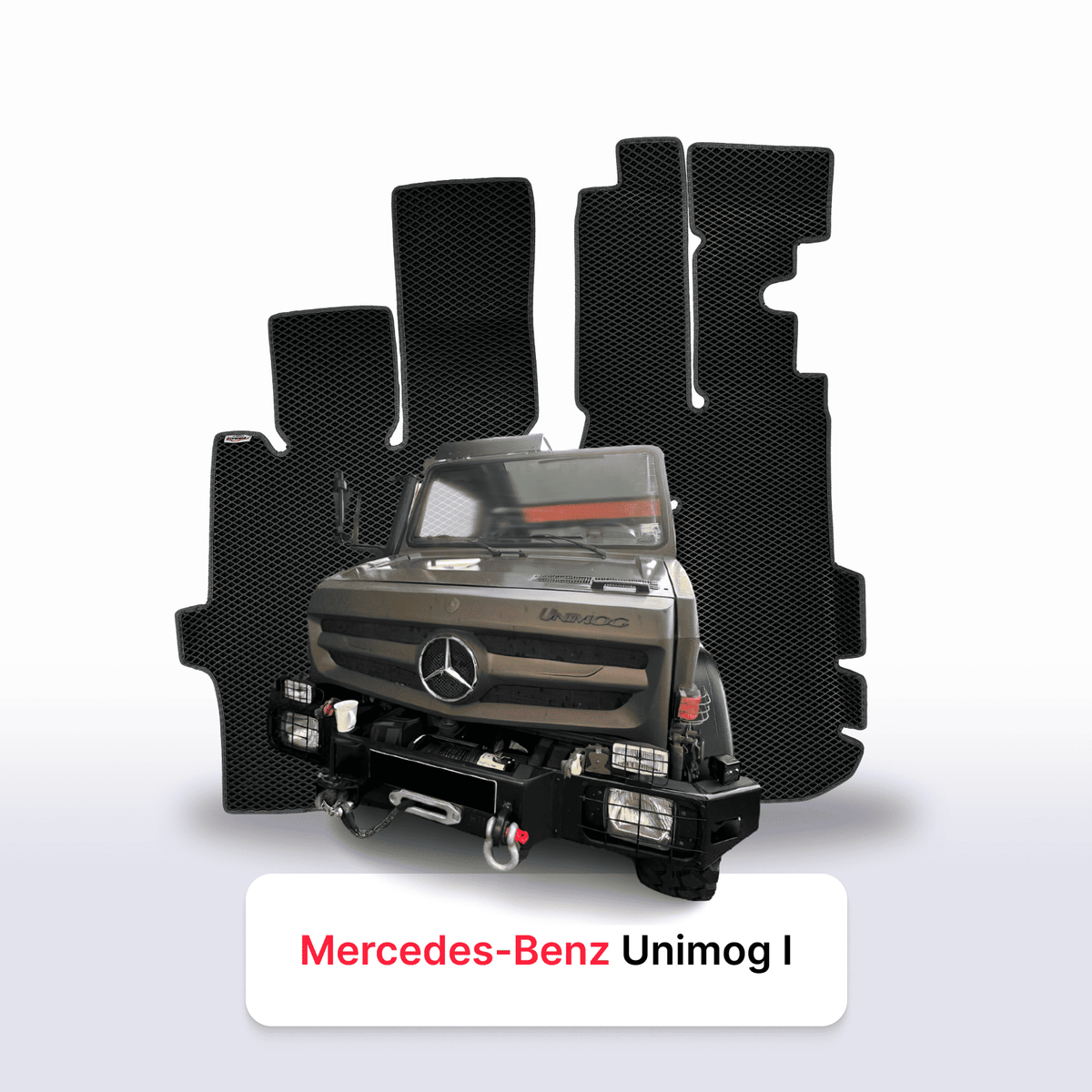 Tappetini 3D EVA per Mercedes-Benz Unimog U4000 1 gen 2003-2013 anni CAMION