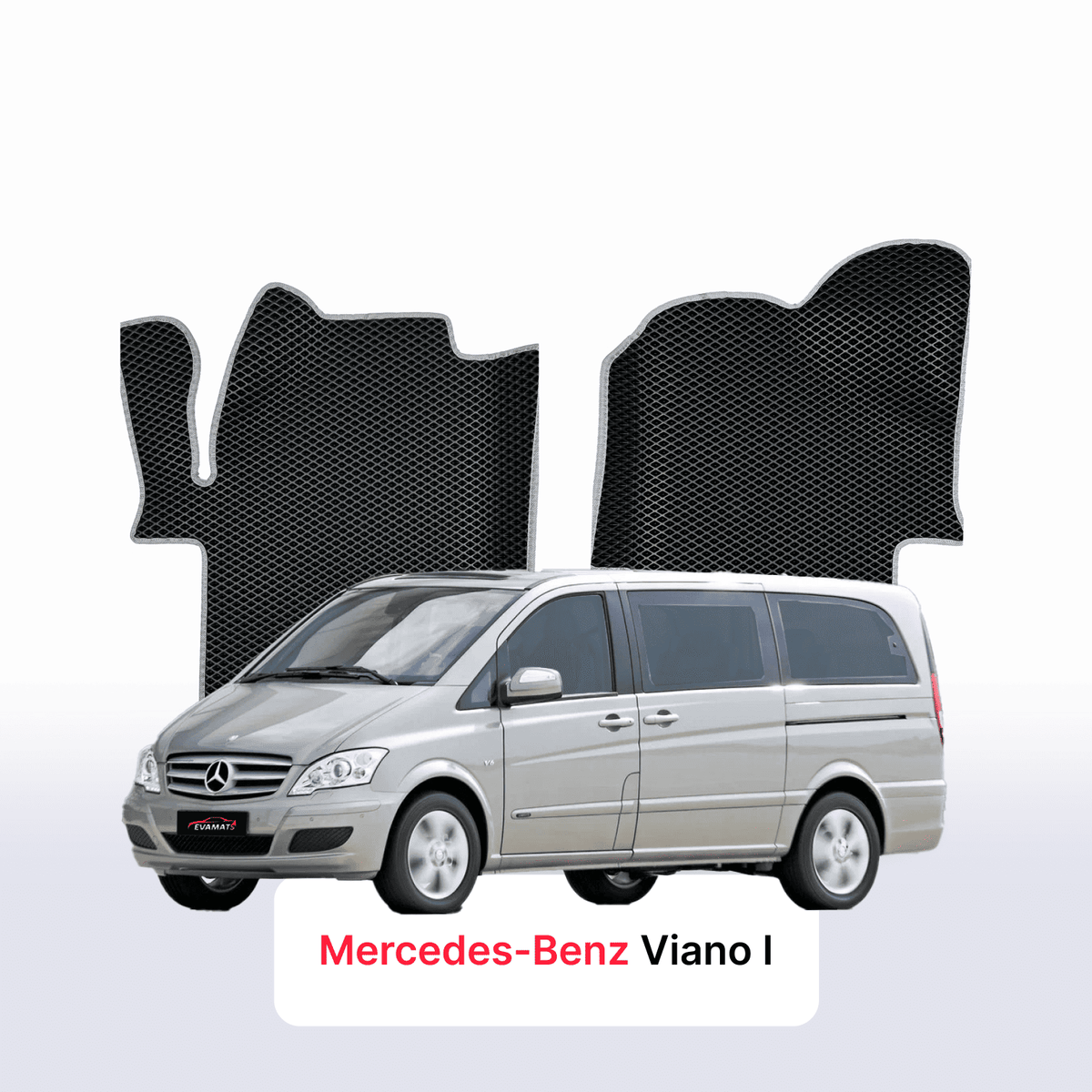 Tappetini 3D EVA per Mercedes-Benz Viano 2 gen (W639) 2003-2014 anni MONOVOLUME LUNGA