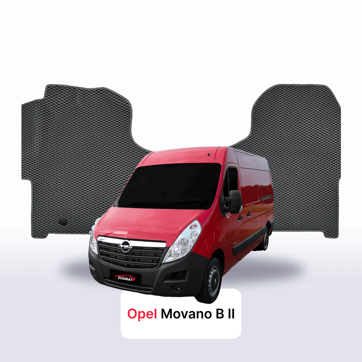 Tappetini 3D EVA per Opel Movano B 2 gen 2010-2022 anni MINIBUS