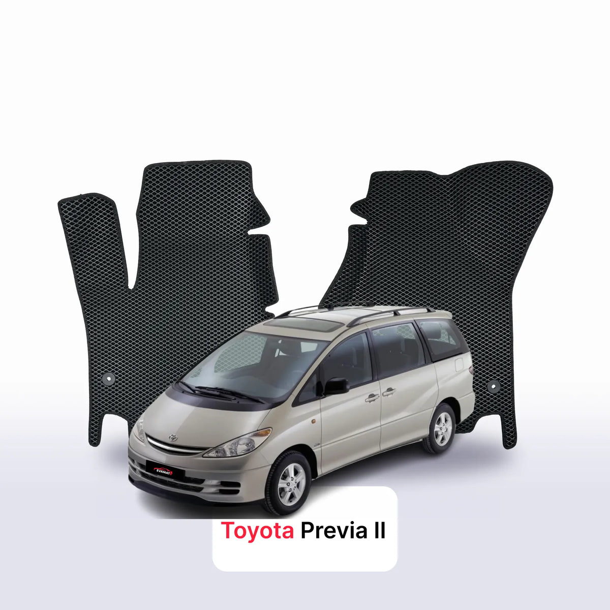 Tappetini 3D EVA per Toyota Previa 2 gen 2000-2006 anni MONOVOLUME