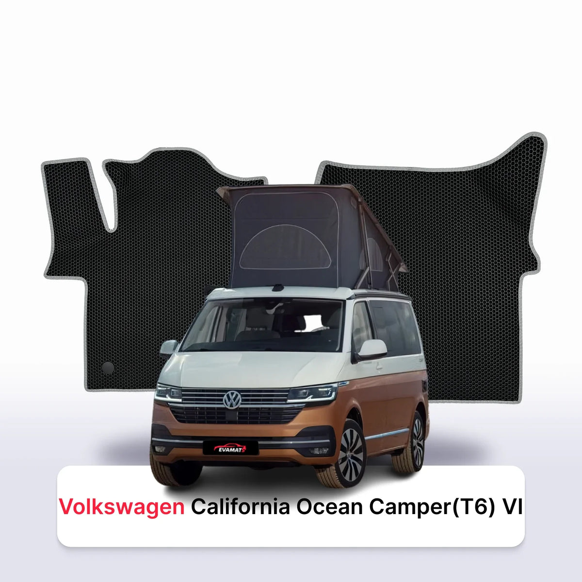 Tappetini 3D EVA per Volkswagen California Ocean Camper (T6) VI gen 2015-2026 anni CAMPER