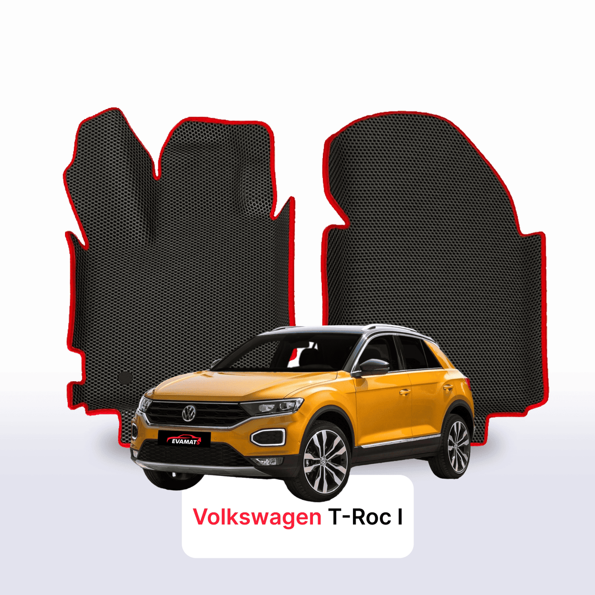 Tappetini 3D EVA per Volkswagen T-Roc I gen 2017-2026 anni SUV