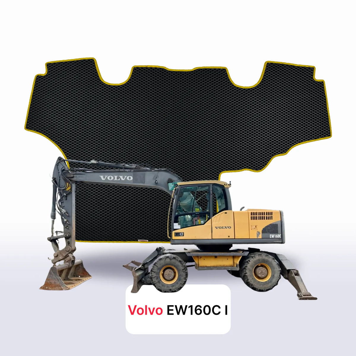Tappetini 3D EVA per Volvo EW160C 1 gen 2007-2012 anni ESCAVATORE
