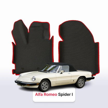 Tappetini 3D EVA per Alfa Romeo Spider 1 gen 1966-1994 anni CABRIO