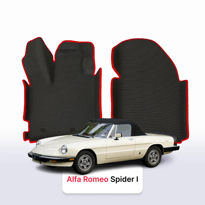 Tappetini 3D EVA per Alfa Romeo Spider 1 gen 1966-1994 anni CABRIO