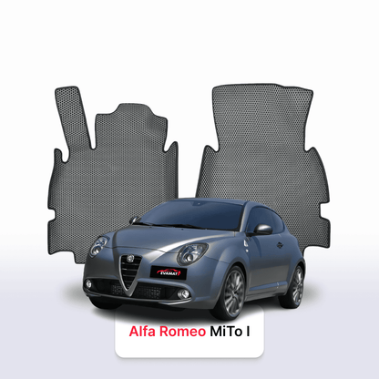 Tappetini 3D EVA per Alfa Romeo MiTo 1 gen 2008-2018 anni HATCHBACK 3 porte
