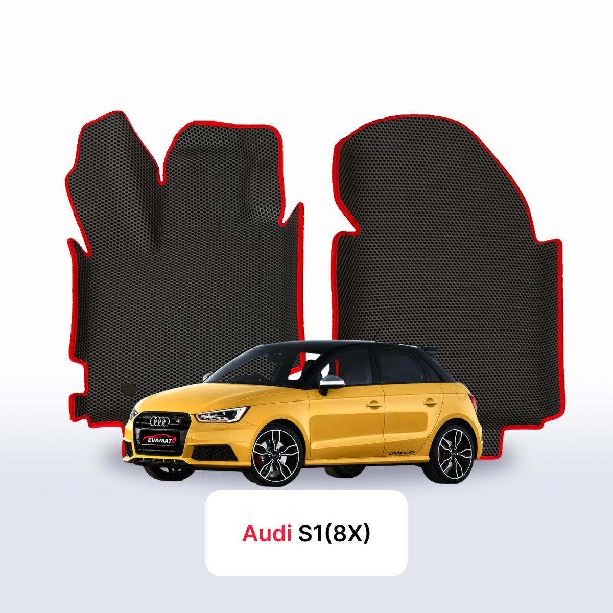 Tappetini 3D EVA per Audi S1 (8X) 1 gen 2014-2018 anni HATCHBACK
