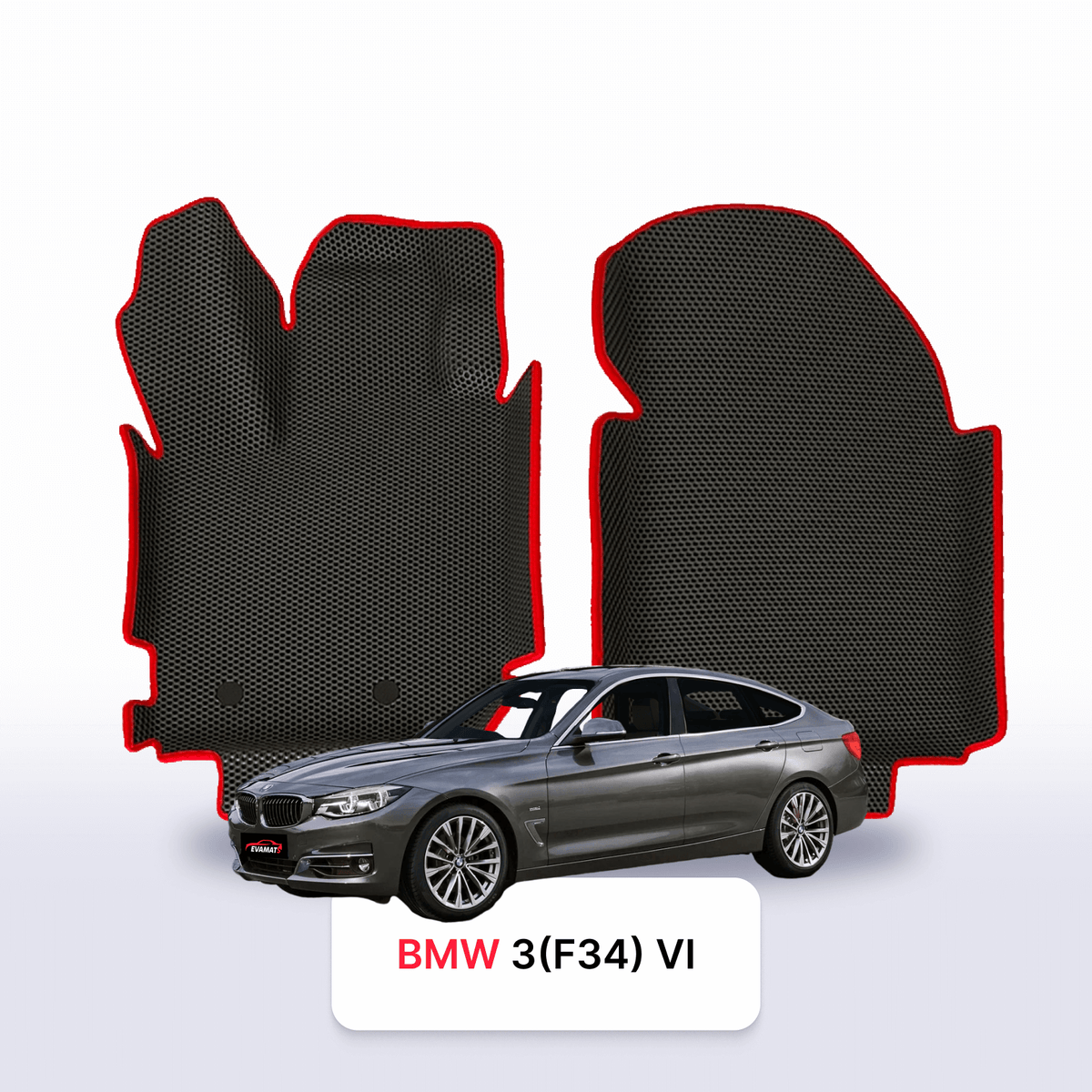 Tappetini 3D EVA per BMW 3(F34) 6 gen 2013-2021 anni GRAN TURISMO LIFTBACK