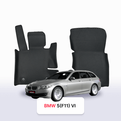 Tappetini 3D EVA per BMW 5 (F11) 6 gen 2009-2017 anni STATION WAGON