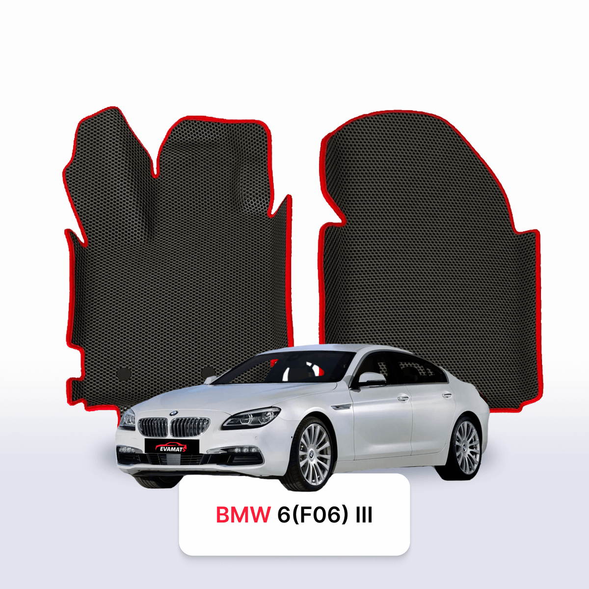 Tappetini 3D EVA per BMW 6 (F06) 3 gen 2010-2018 anni GRAN COUPÉ BERLINA