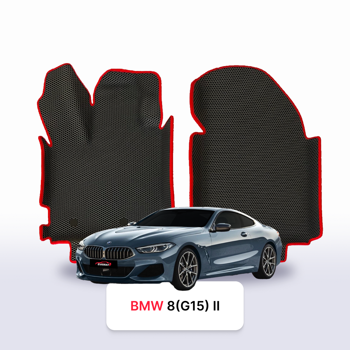 Tappetini 3D EVA per BMW 8 (G15) 2 gen 2018-2026 anni COUPÉ