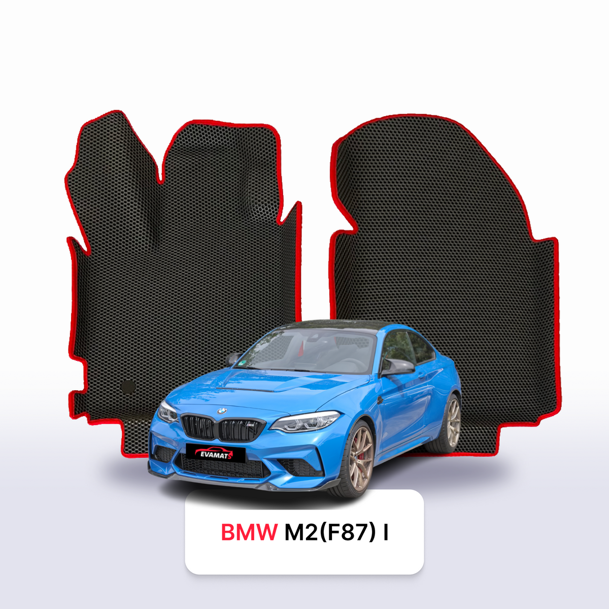 Tappetini 3D EVA per BMW M2(F87) 1 gen 2016-2021 anni COUPÉ