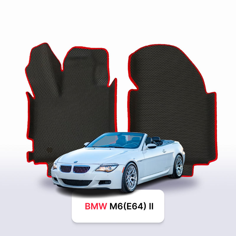Tappetini 3D EVA per BMW M6(E64) 2 gen 2005-2011 anni CABRIO