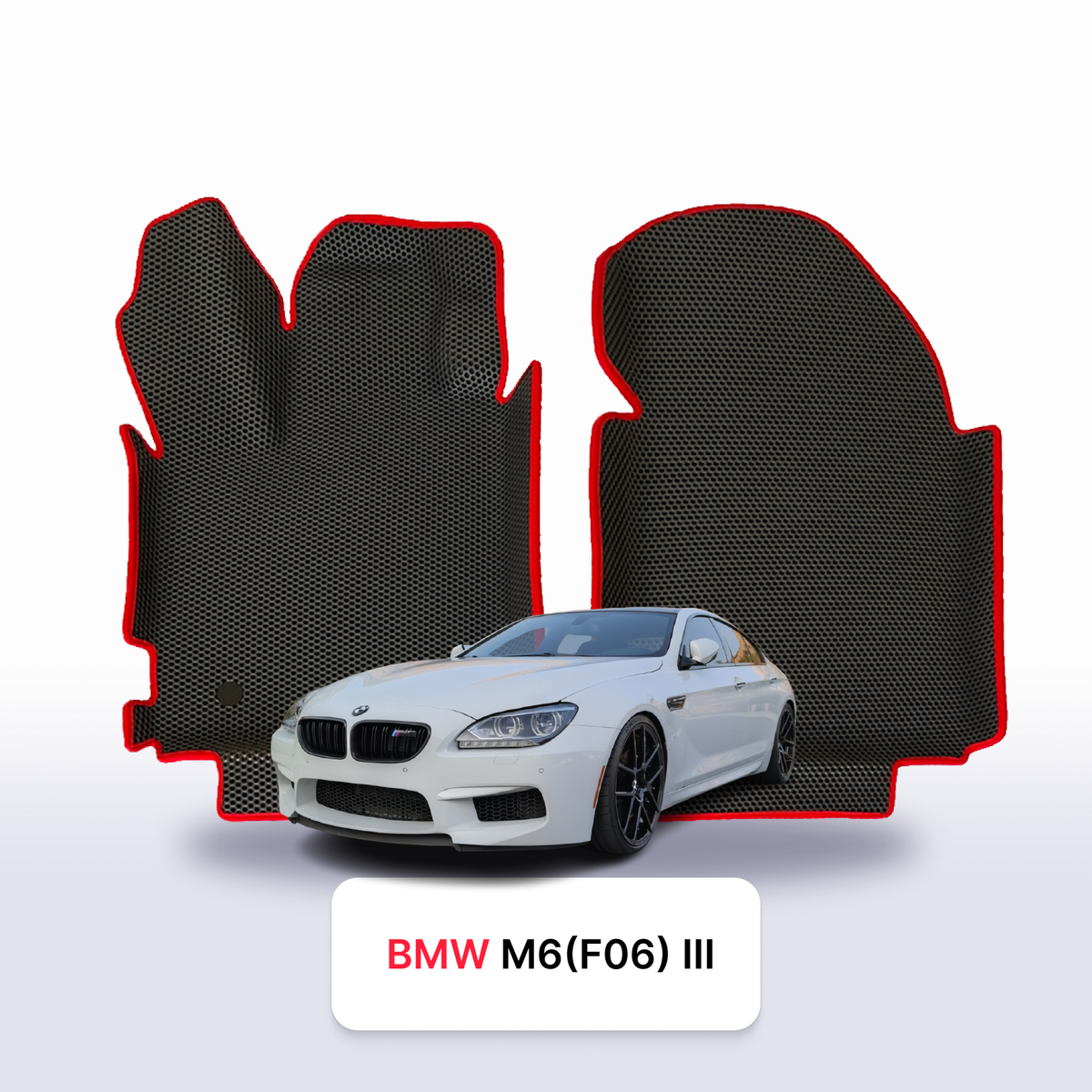 Tappetini 3D EVA per BMW M6(F06 Gran Coupé) 3 gen 2012-2018 anni BERLINA