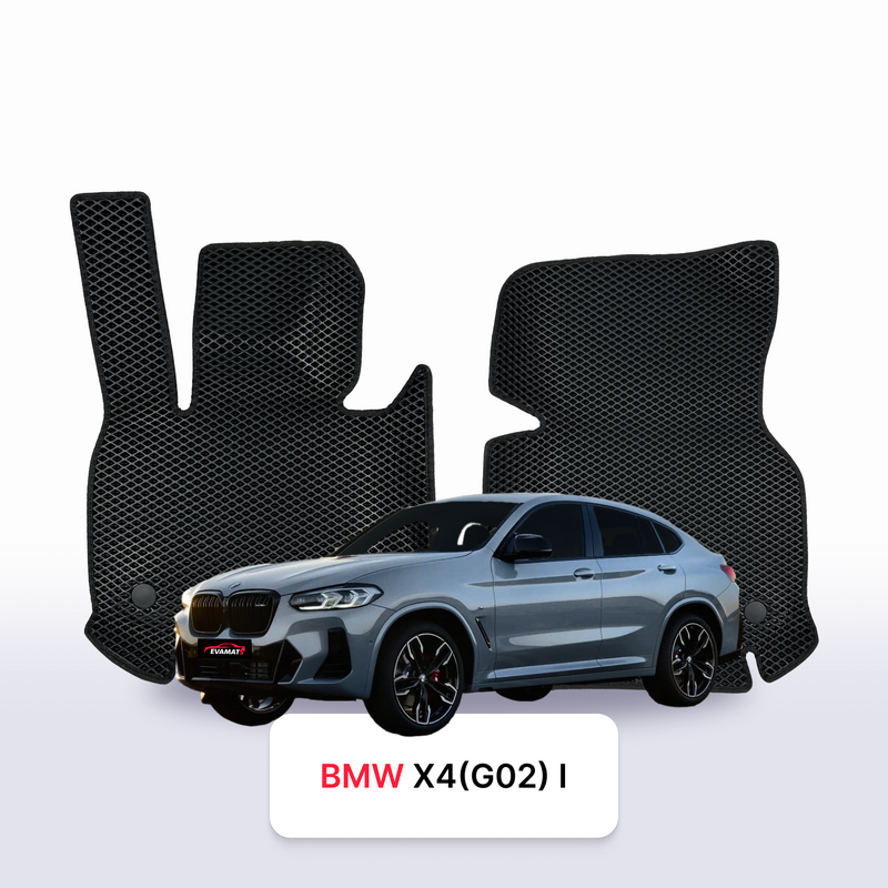 Tappetini 3D EVA per BMW X4 (G02) 2 gen 2018-2025 anni SUV