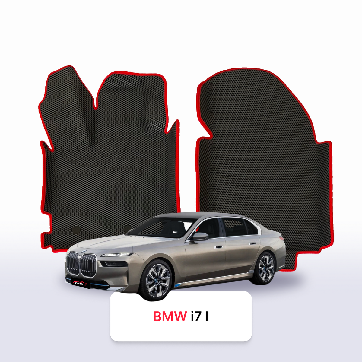 Tappetini 3D EVA per BMW i7 1 gen 2022-2028 anni BERLINA ELETTRICA