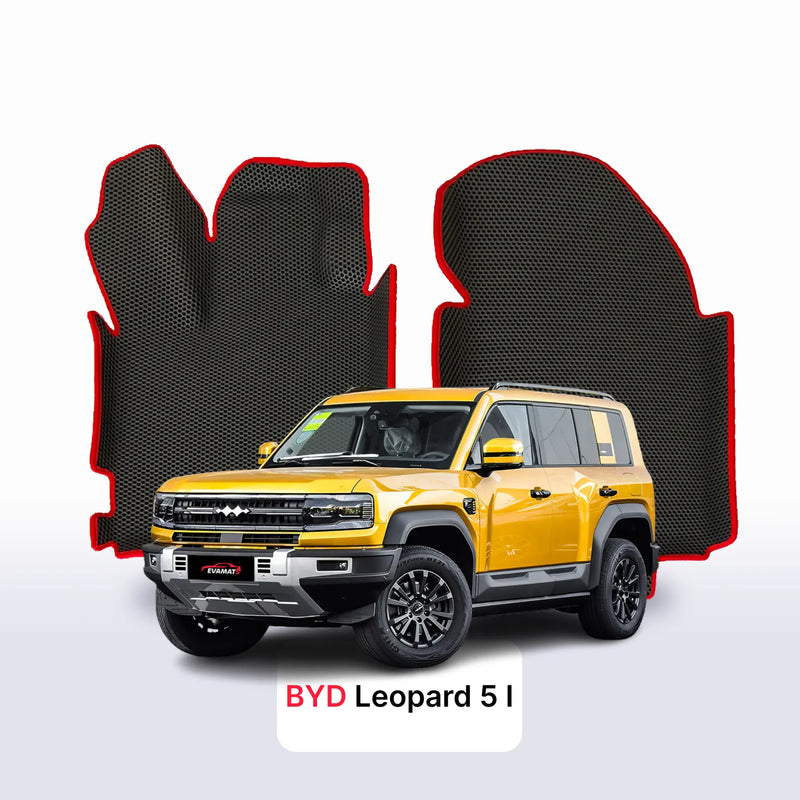 Tappetini 3D EVA per BYD Leopard 5 1 gen 2023-2028 anni SUV + rinforzo per il tallone in EVA
