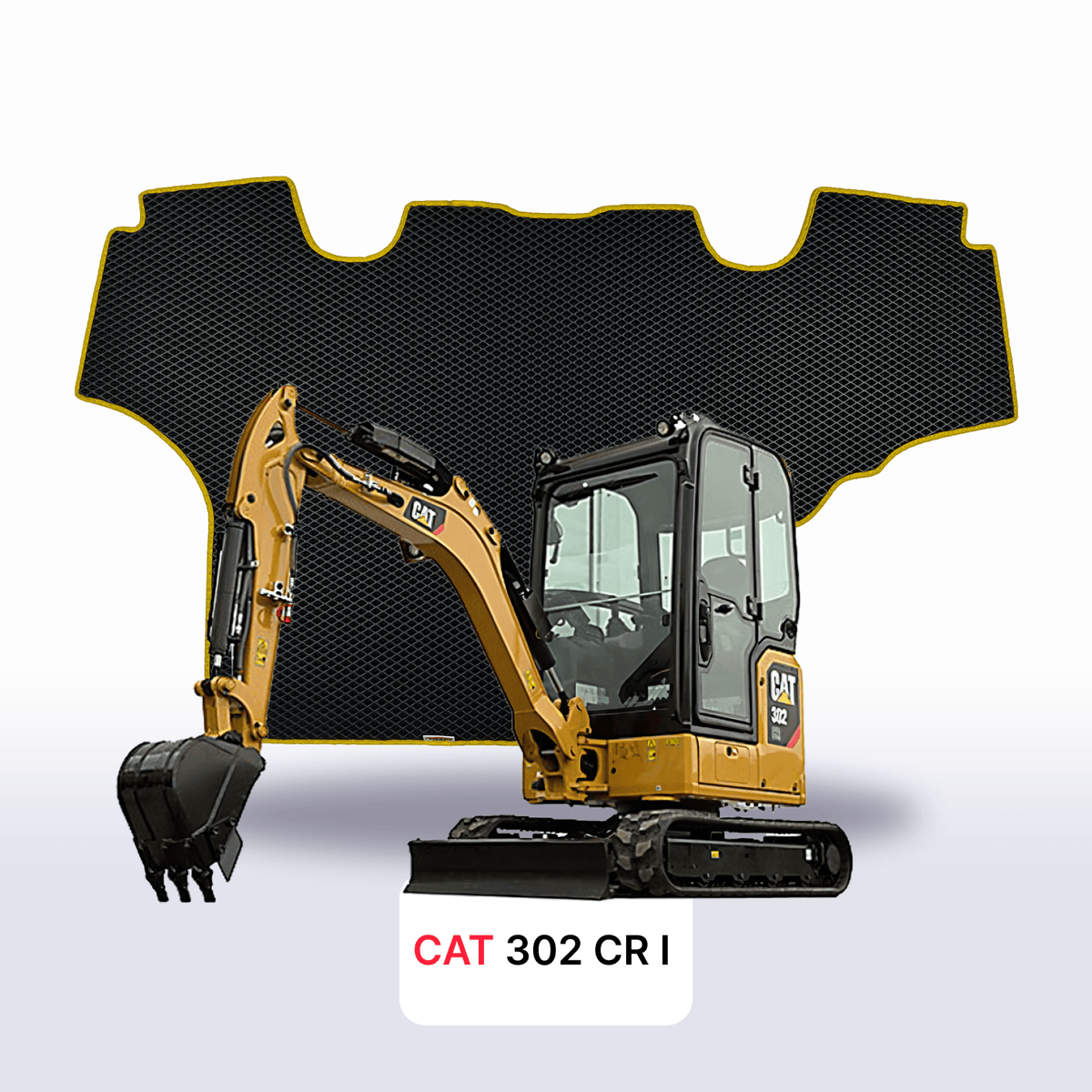 Tappetini 3D EVA per CAT 302 CR 1 gen 2019-2023 anni ESCAVATORE