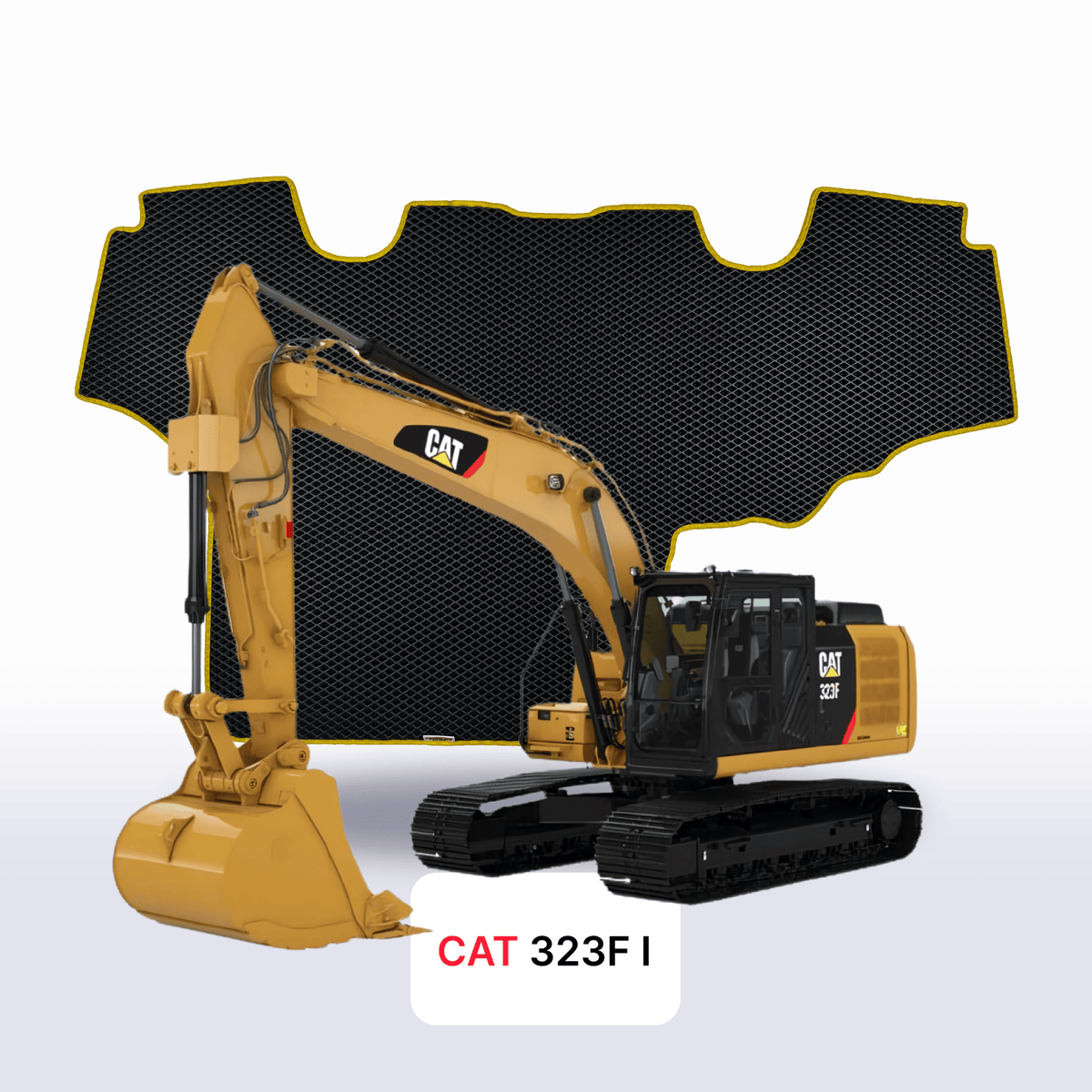 Tappetini 3D EVA per CAT 323F 1 gen 2016-2019 anni ESCAVATORE