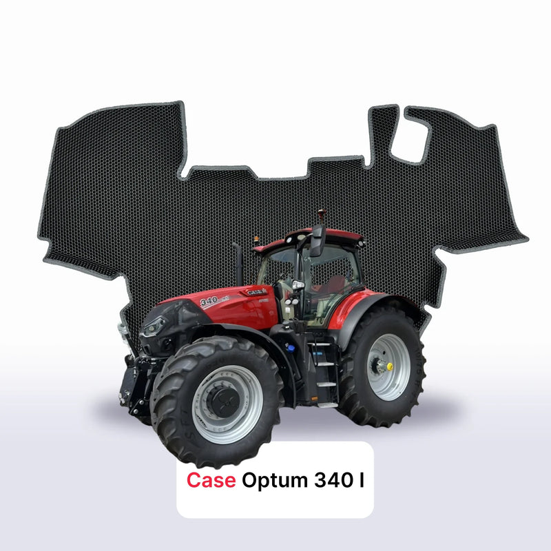 Tappetini 3D EVA per Case Optum 340 1 gen 2023-2028 anni TRATTORE