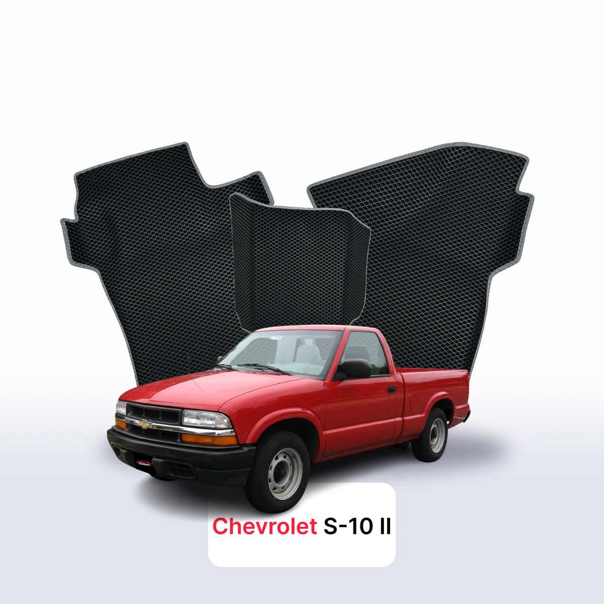 Tappetini 3D EVA per Chevrolet S-10 2 gen 1993-2004 anni PICK-UP CABINA SINGOLA