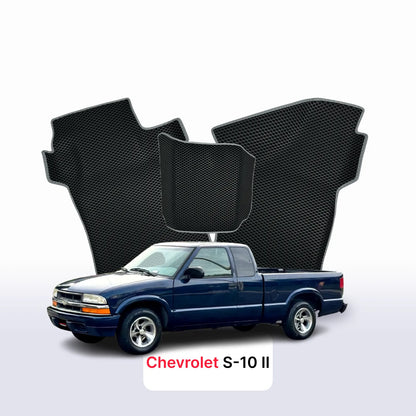 Tappetini 3D EVA per Chevrolet S-10 2 gen 1993-2004 anni PICK-UP CABINA E MEZZA