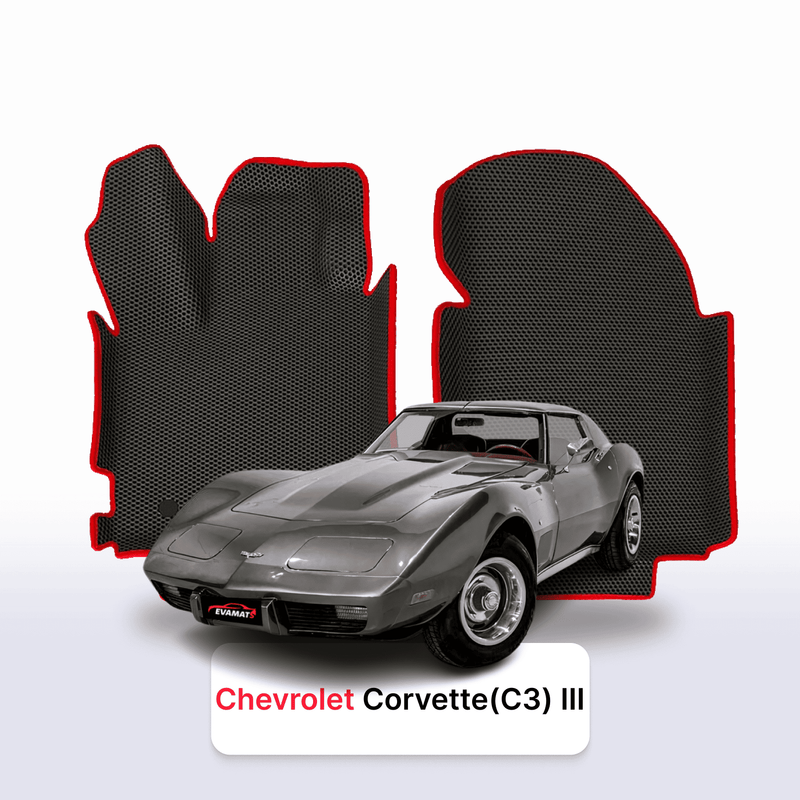 Tappetini 3D EVA per Chevrolet Corvette(C3) 3 gen 1967-1982 anni TARGA