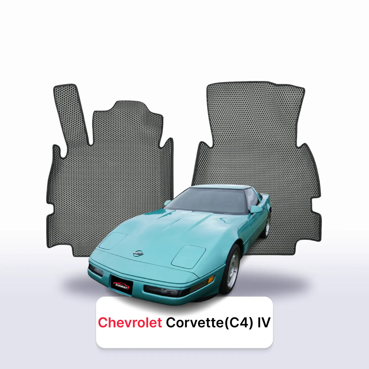 Tappetini 3D EVA per Chevrolet Corvette(C4) 4 gen 1983-1996 anni ROADSTER