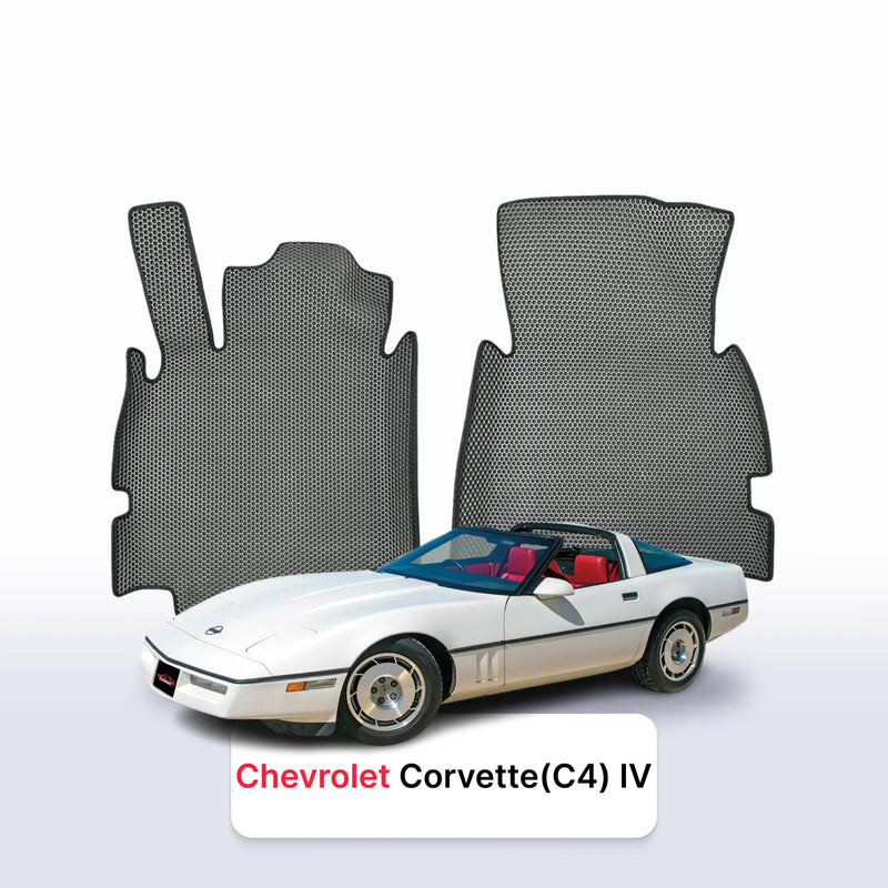 Tappetini 3D EVA per Chevrolet Corvette(C4) 4 gen 1983-1996 anni TARGA