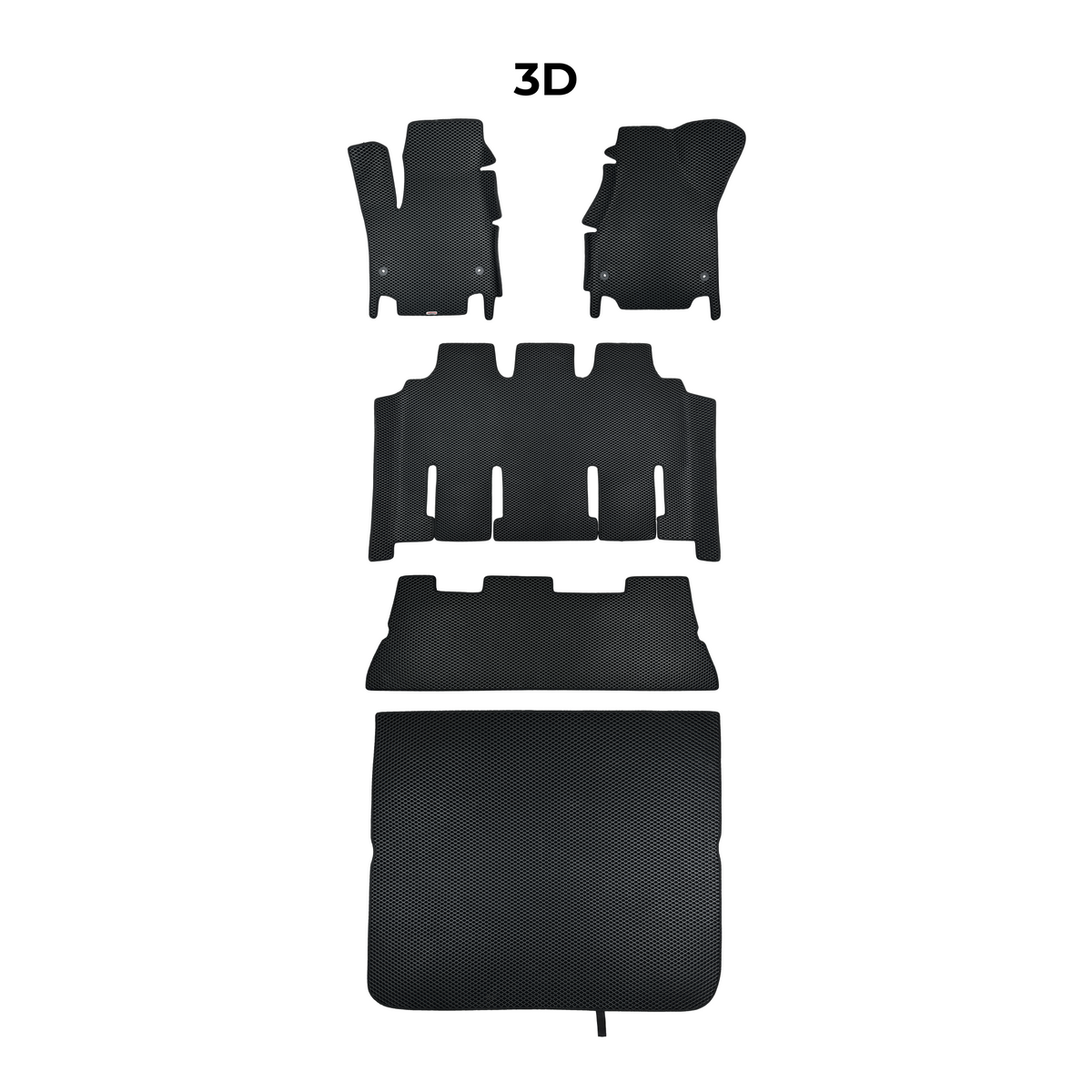 Tappetini 3D EVA per Chevrolet Express 2 gen 2002-2025 anni MONOVOLUME