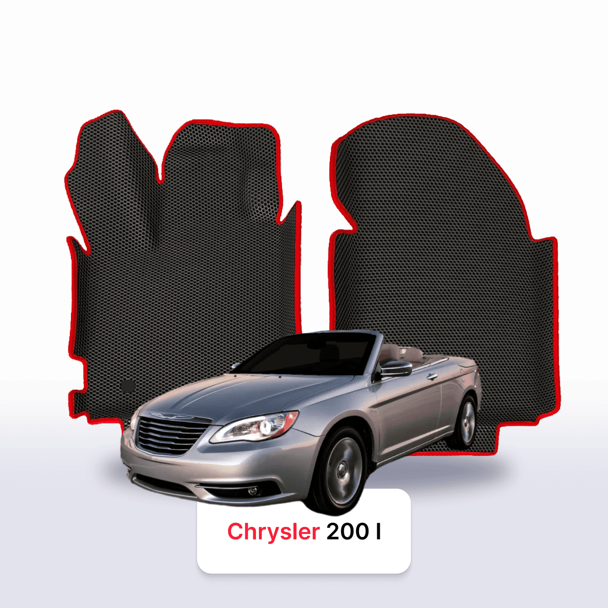 Tappetini 3D EVA per Chrysler 200 1 gen 2010-2014 anni CABRIO