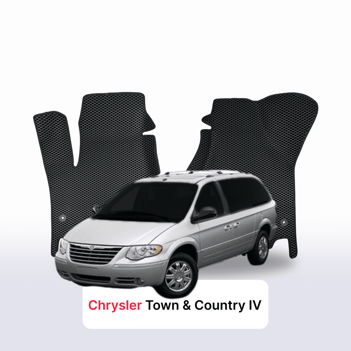 Tappetini 3D EVA per Chrysler Town & Country 4 gen 2000-2007 anni MONOVOLUME