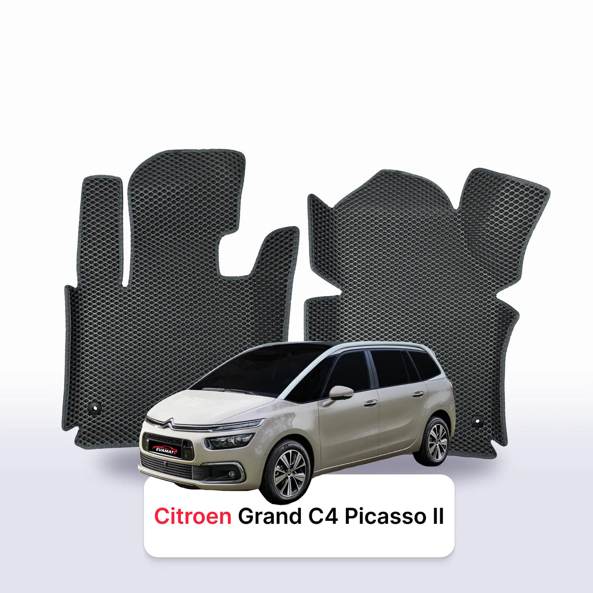 Tappetini 3D EVA per Citroen Grand C4 Picasso 2 gen 2013-2018 anni MONOVOLUME