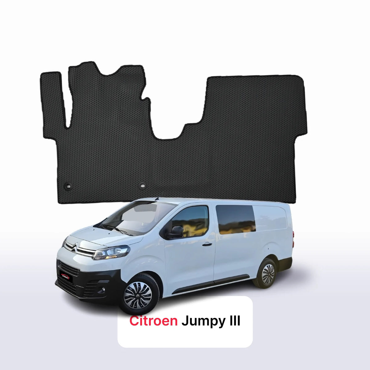 Tappetini 3D EVA per Citroen Jumpy 3 gen 2016-2027 anni FURGONE