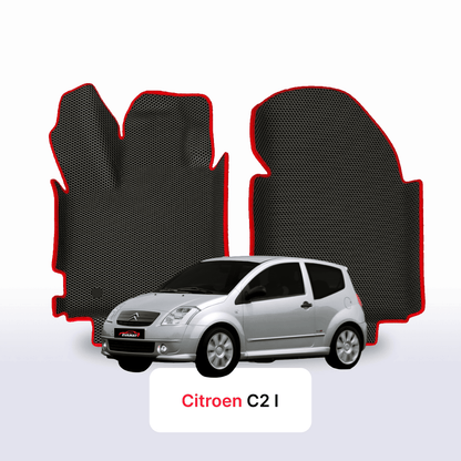 Tappetini 3D EVA per Citroen C2 1 gen 2003-2009 anni HATCHBACK 3 porte