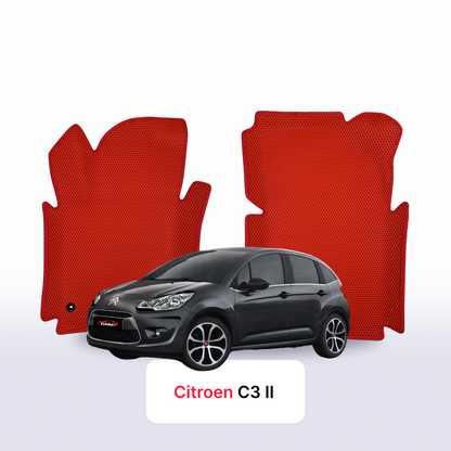 Tappetini 3D EVA per Citroen C3 2 gen 2009-2016 anni HATCHBACK 5 porte