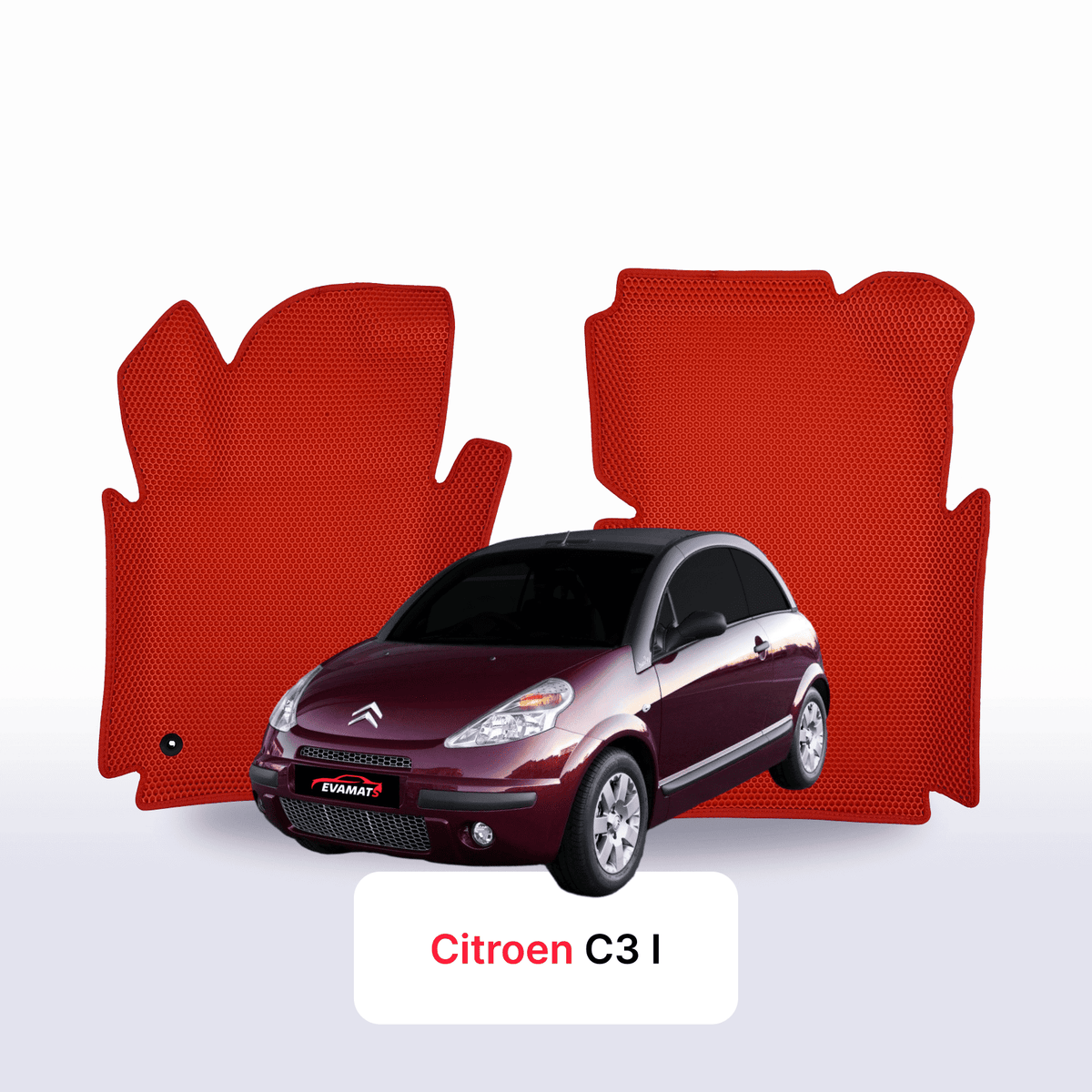 Tappetini 3D EVA per Citroen C3 1 gen 2002-2009 anni CABRIO