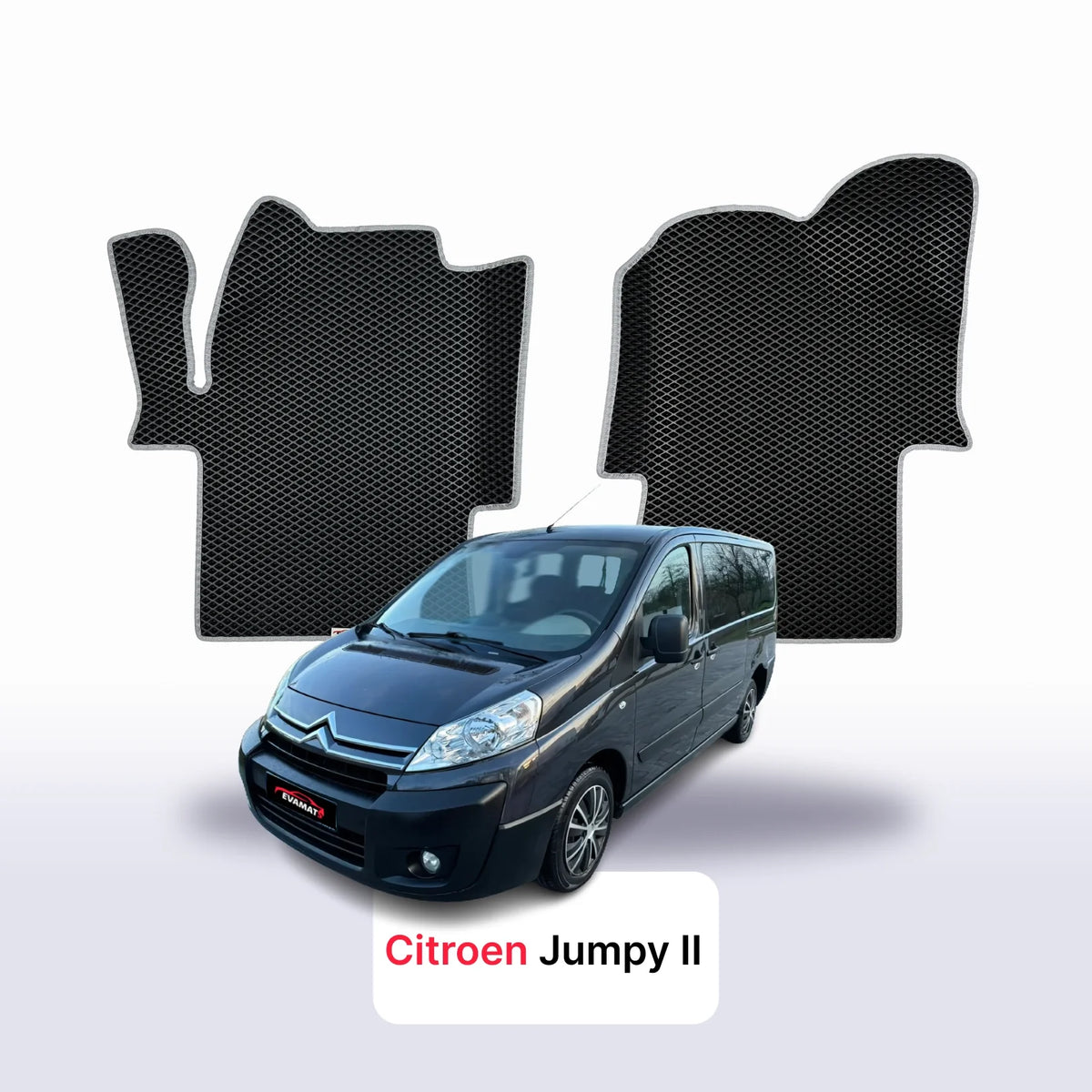 Tappetini 3D EVA per Citroen Jumpy 2 gen 2006-2016 anni MINIBUS