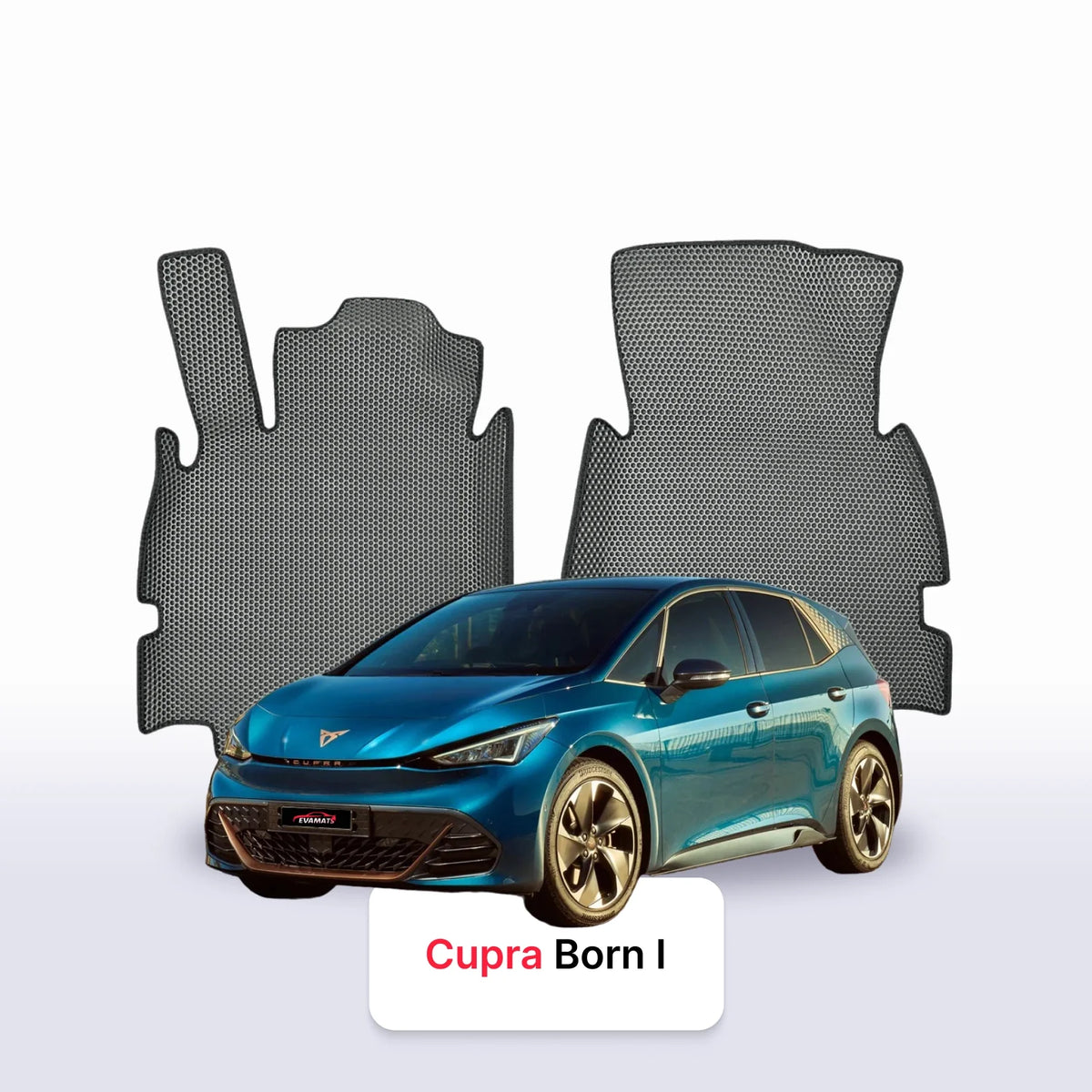 Tappetini 3D EVA per Cupra Born 1 gen 2021-2028 anni HATCHBACK ELETTRICA 5 porte