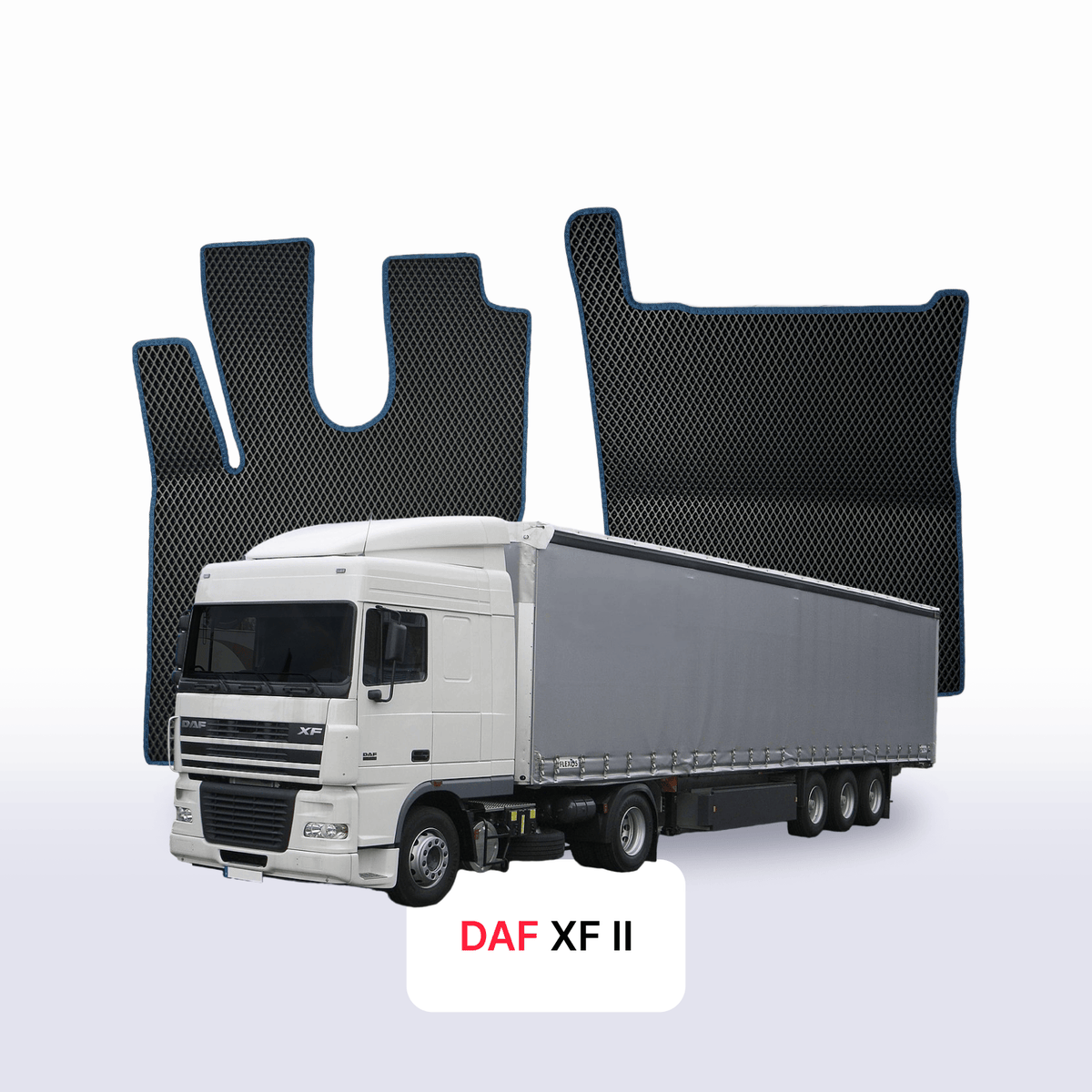 Tappetini 3D EVA per DAF XF 2 gen 2002-2013 anni CAMION